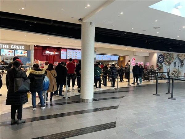 西少爷入驻加拿大知名购物中心Yorkdale 火爆程度秒杀Chick-fil-A